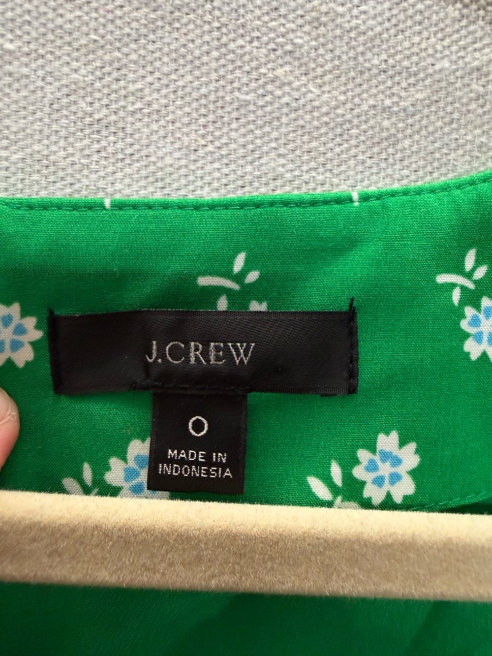 J. Crew Puff Sleeve Midi Dress - size 0 - Picture 5 of 6